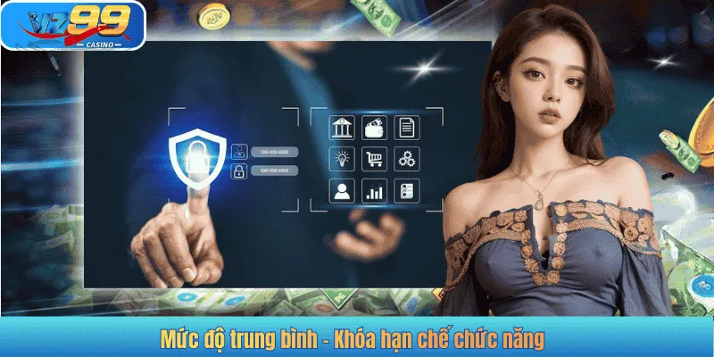 Mức độ trung bình - Khóa hạn chế chức năng