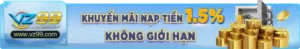 KM nạp tiền 1,5% vz99